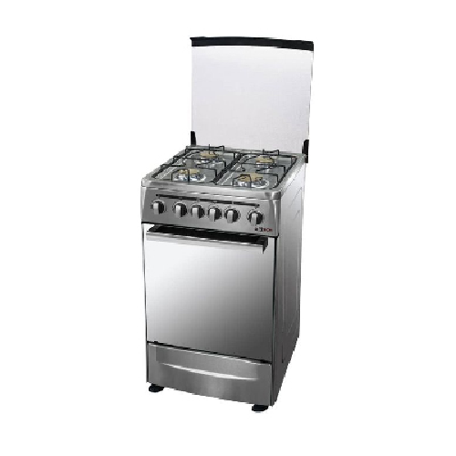 Cuisinière Roch 4 feux 50x50 à gaz inox