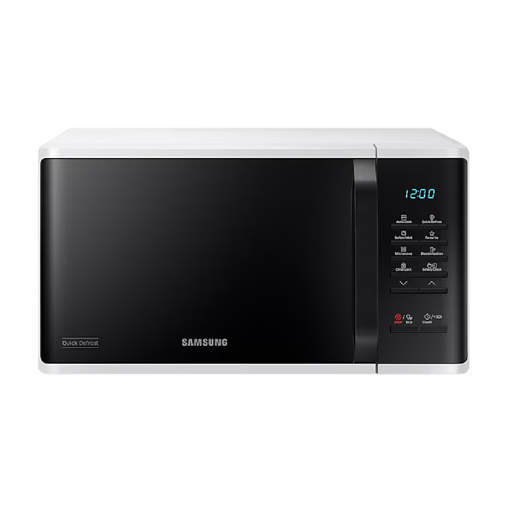 Micro-onde samsung 23l blanc ms23k3513aw