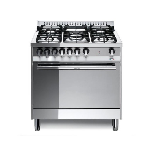 Cuisiniere technolux 5feux 80x60 a gaz inox tec80