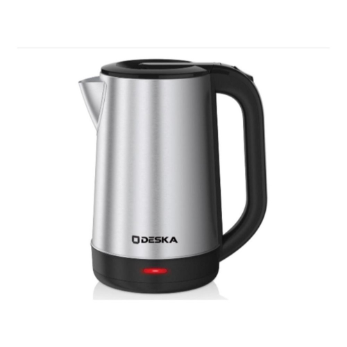 Bouilloire deska electrique argent noir bo-0303-xb