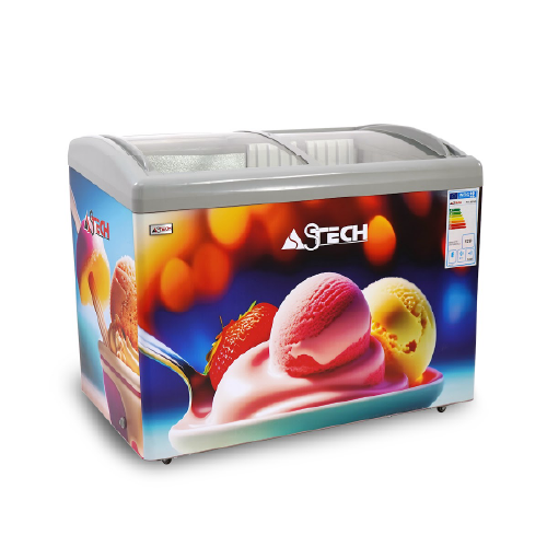 Congélateur horizontal Astech 4ool vitrine fh400