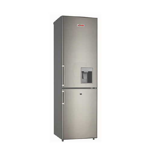 Refrigerateur ASTECH  COMBINE 3 TIROIRS VERRE AVEC FONTAINE GRIS FC318CMOG