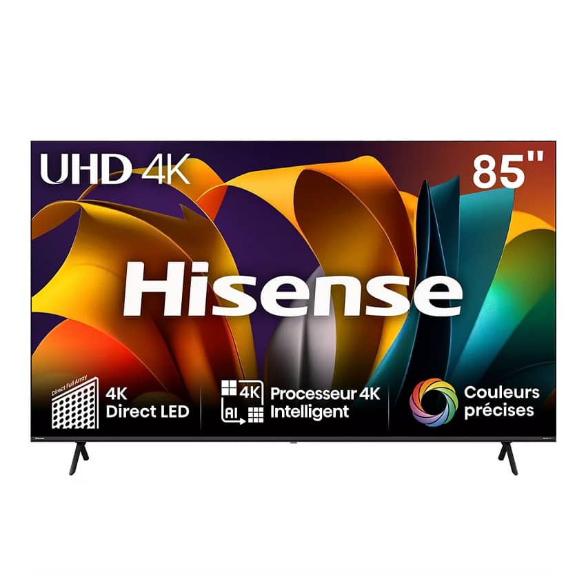 TELEVISEUR HISENSE  LED 85A6N UHD 4K SMART UHD QUANTUM DOT 4K SMART VIDAA