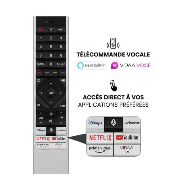 TELEVISEUR HISENSE LED 1007K ULED QUANTUM DOT 4K SMART VIDAA – Image 3
