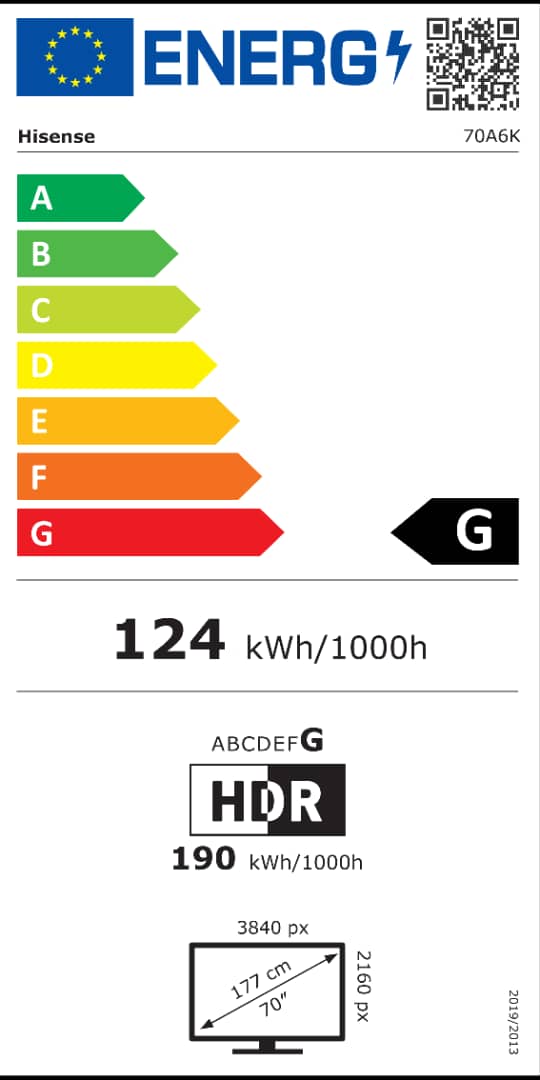 TELEVISEUR HISENSE LED 70A6K UHD 4K SMART – Image 5