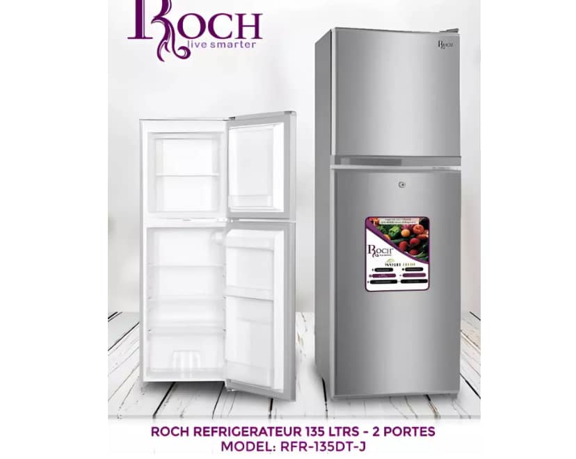 Frigo ROCH 2PORTES 135LITRES GRIS RFR135DTJ