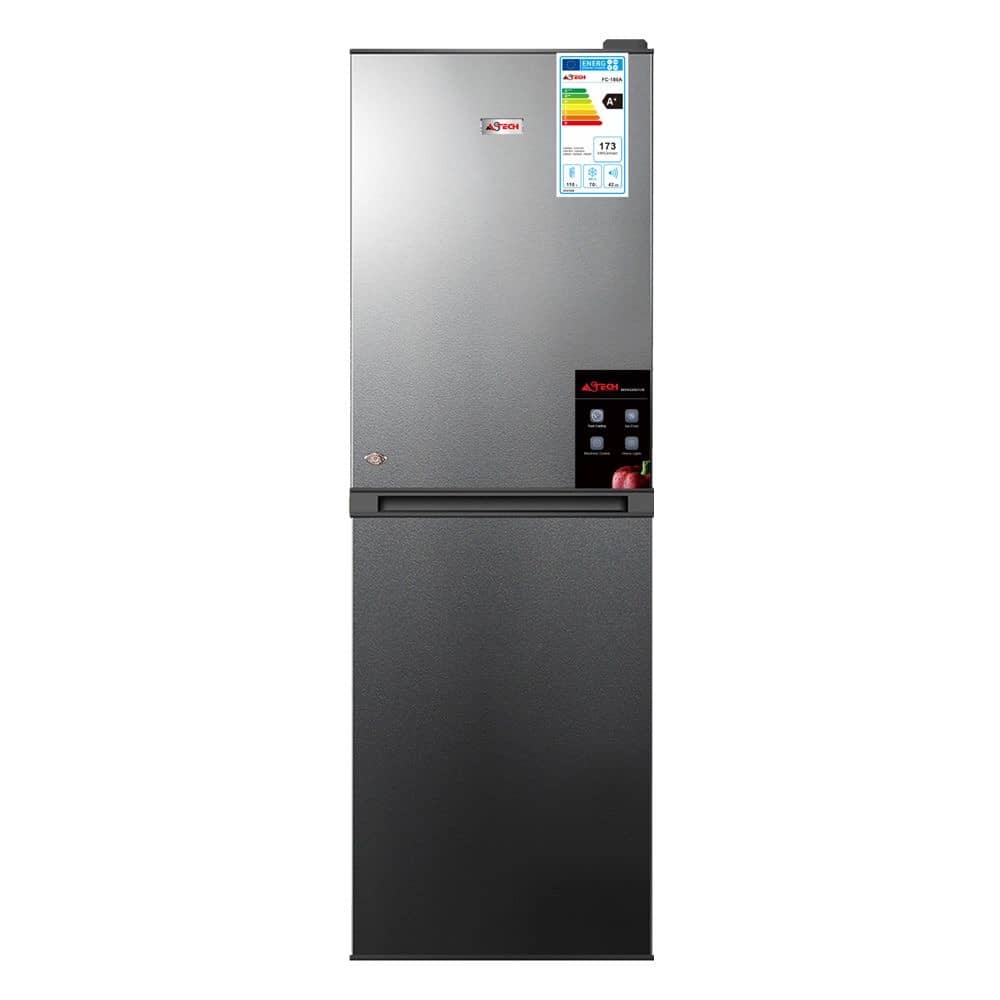 Refrigerateur ASTECH COMBINE 2 PORTES 3 TIROIRS GRIS FC180S – Image 2