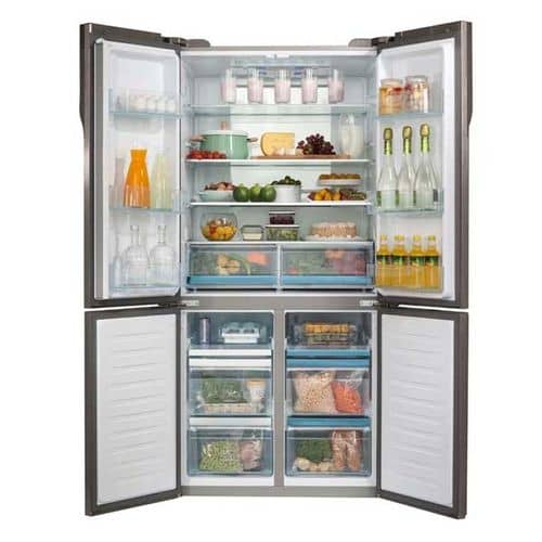 Réfrigérateur haier Side by Side 4 Portes Noir HRF6200FB – Image 3