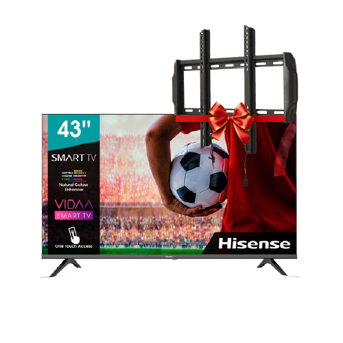 TELEVISEUR HISENSE 43 SMART VIDAA 4K + SUPPORT TV OFFERT
