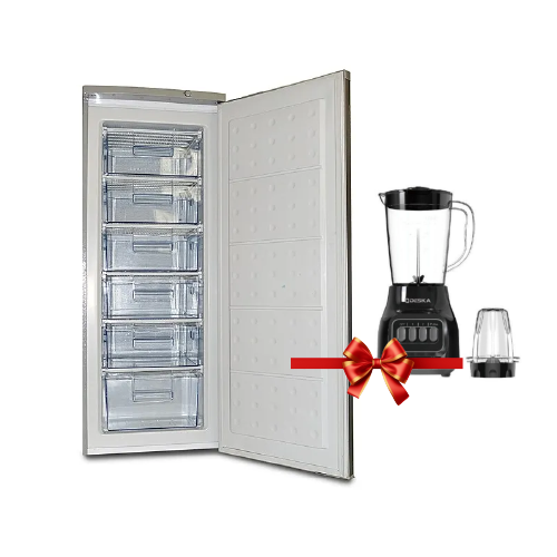 CONGÉLATEUR VERTICAL SMART TECHNOLOGY 6 TIROIS 335L + MIXEUR OFFERT