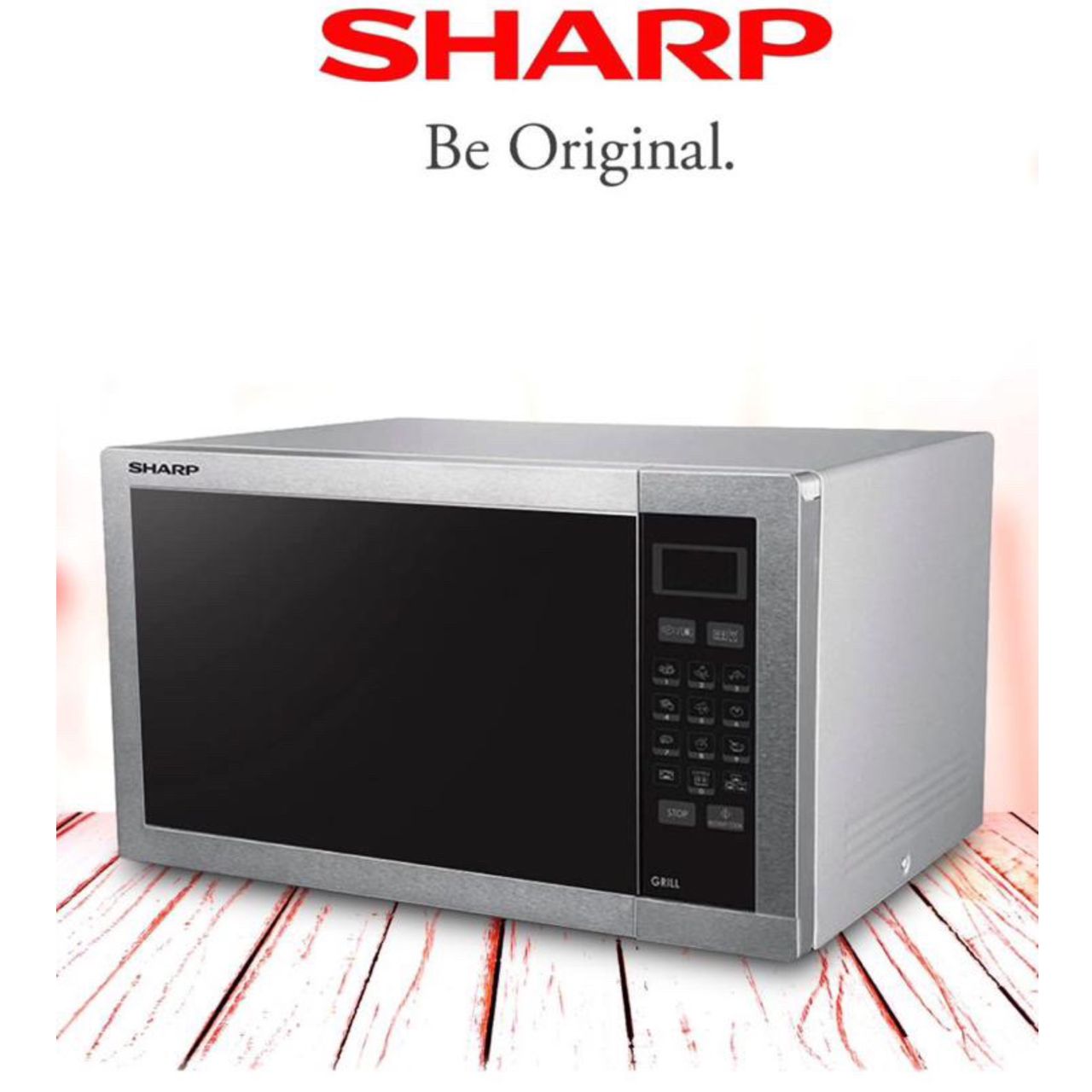 Micro onde  R77 sharp gris 34L
