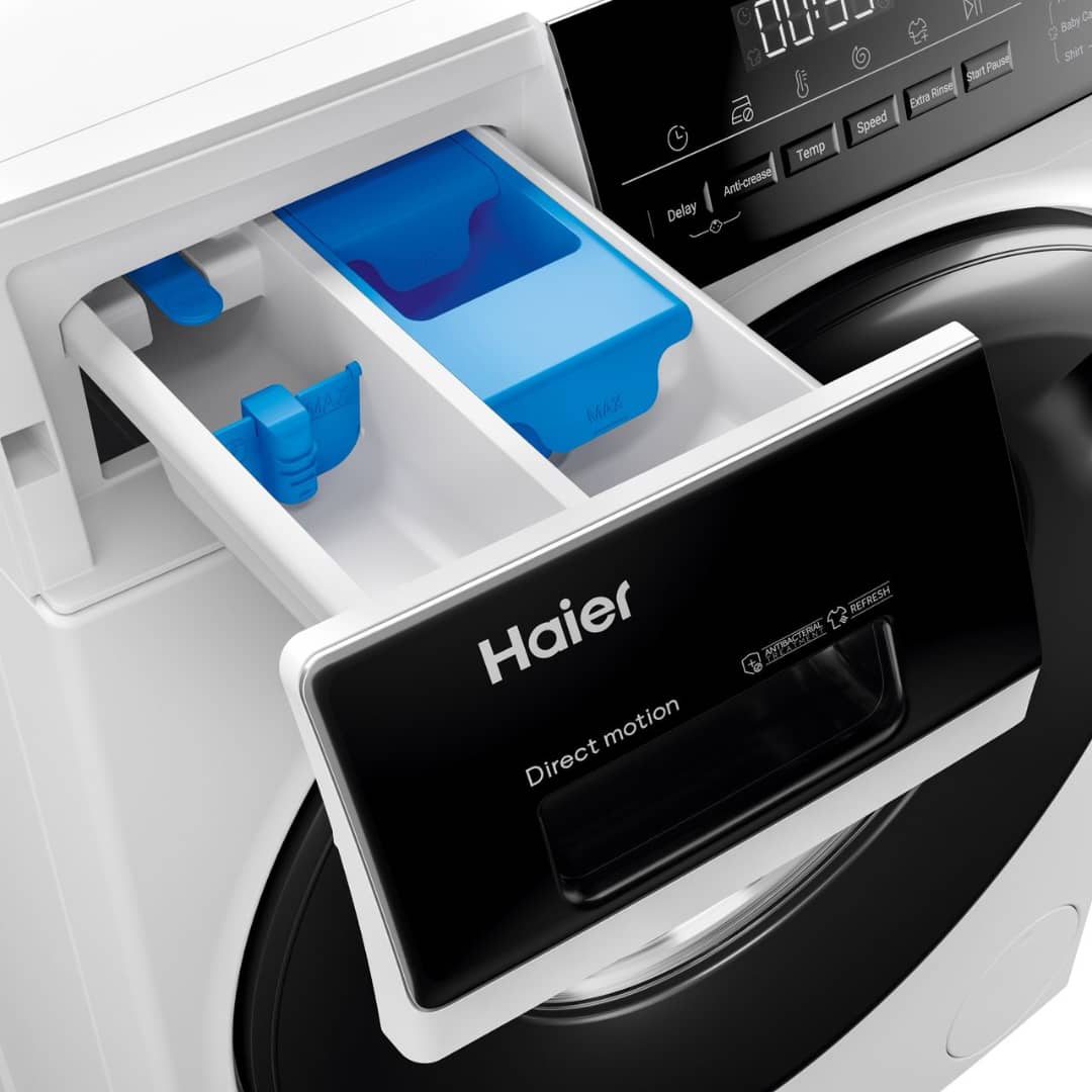 Machine à laver haier 7kg Front Load Blanc HW70-BPI12929A – Image 5