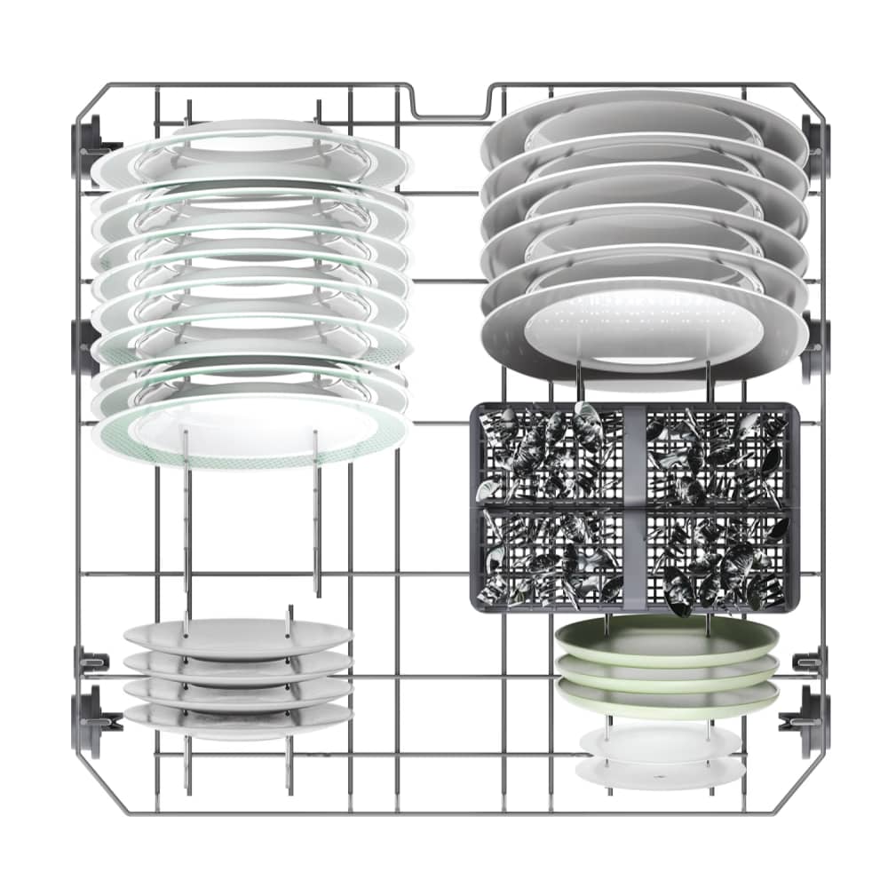 Lave Vaisselle Beko 10 Couverts AvecAffichage Les Gris DVS05024S – Image 6