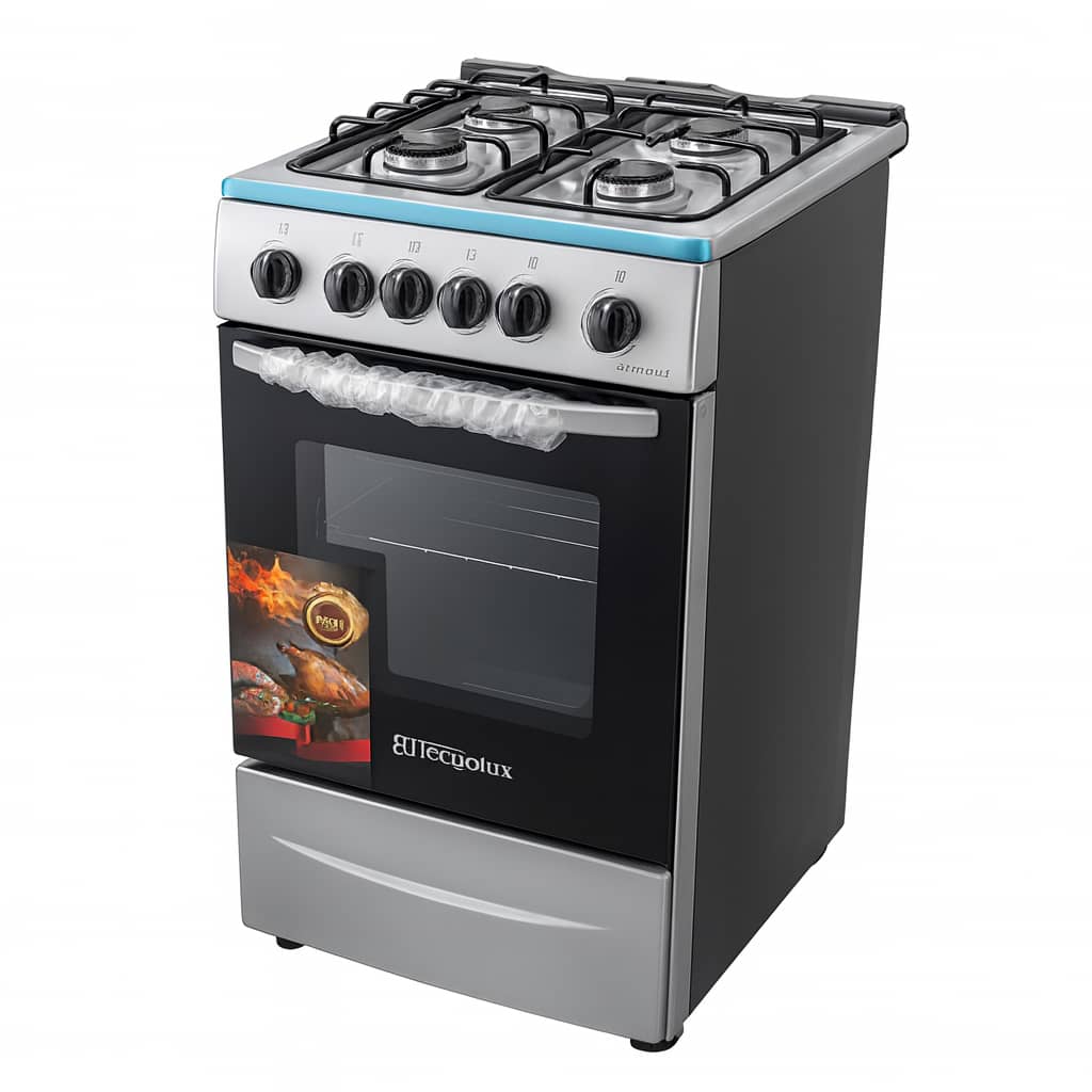 Cuisiniere Technolux 4 feux 50x50 inox TEC50CS