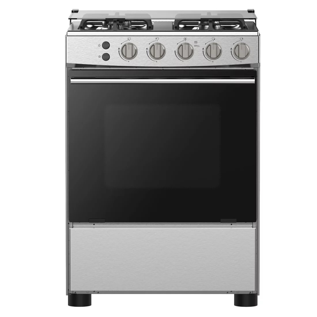 Cuisinière Hisense 4 feux A Gaz 60x60 Inox HFG60121X – Image 3