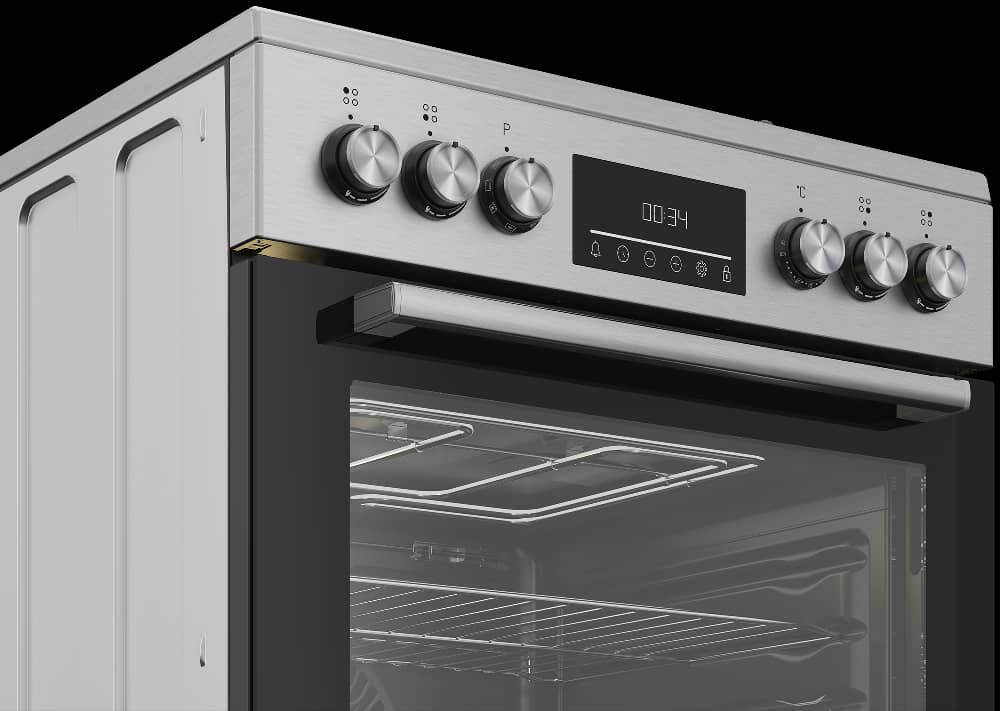 Cuisinière Beko 4 feux 60x60 A Gaz Inox FBE62320XDL – Image 4