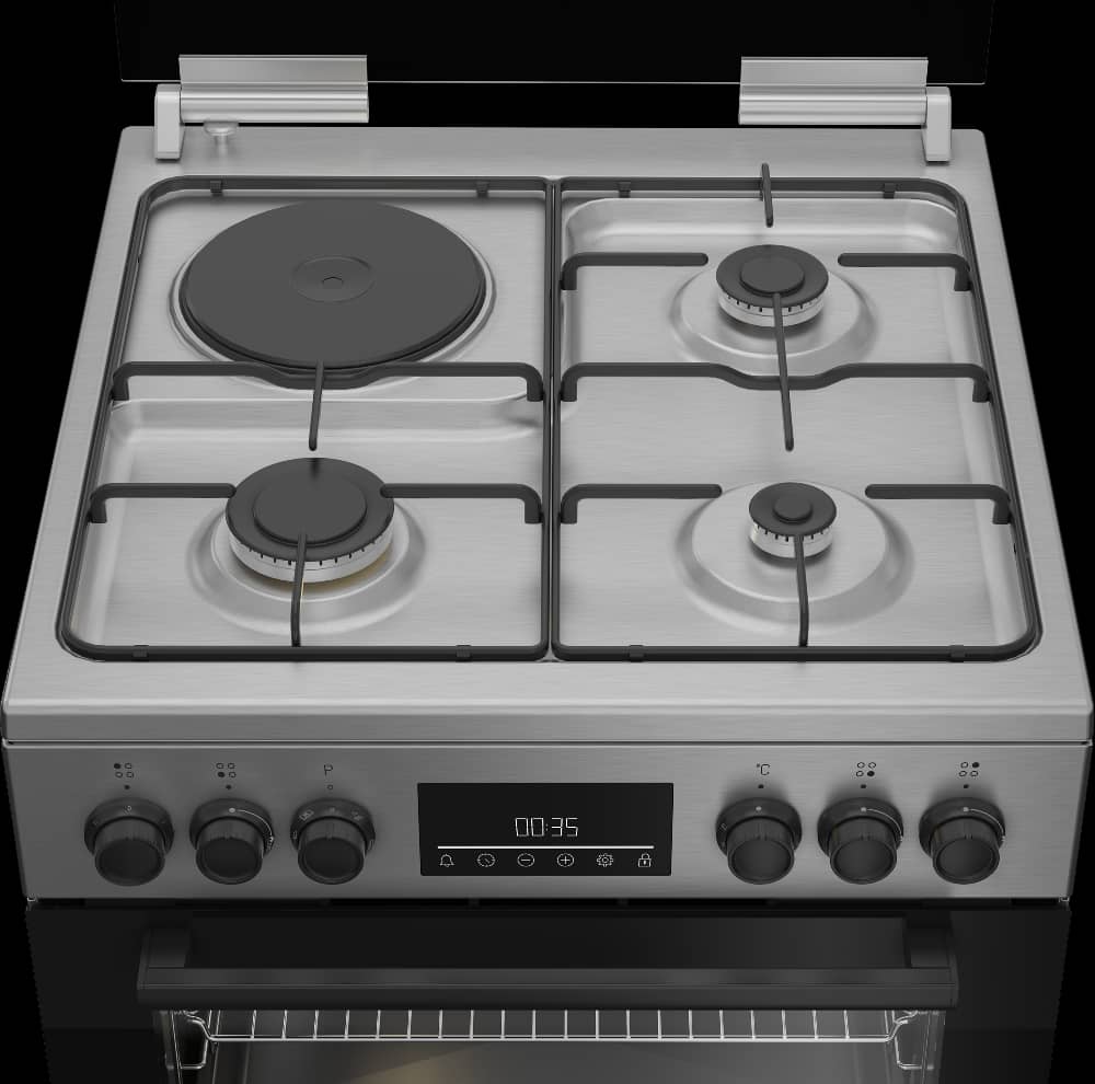 Cuisinière Beko Mixte 3 feux à gaz 1 feux électrique FBE6332 – Image 3