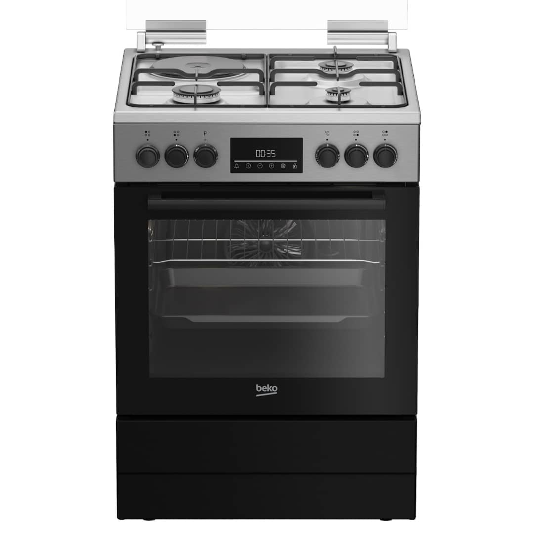 Cuisinière Beko Mixte 3 feux à gaz 1 feux électrique FBE6332