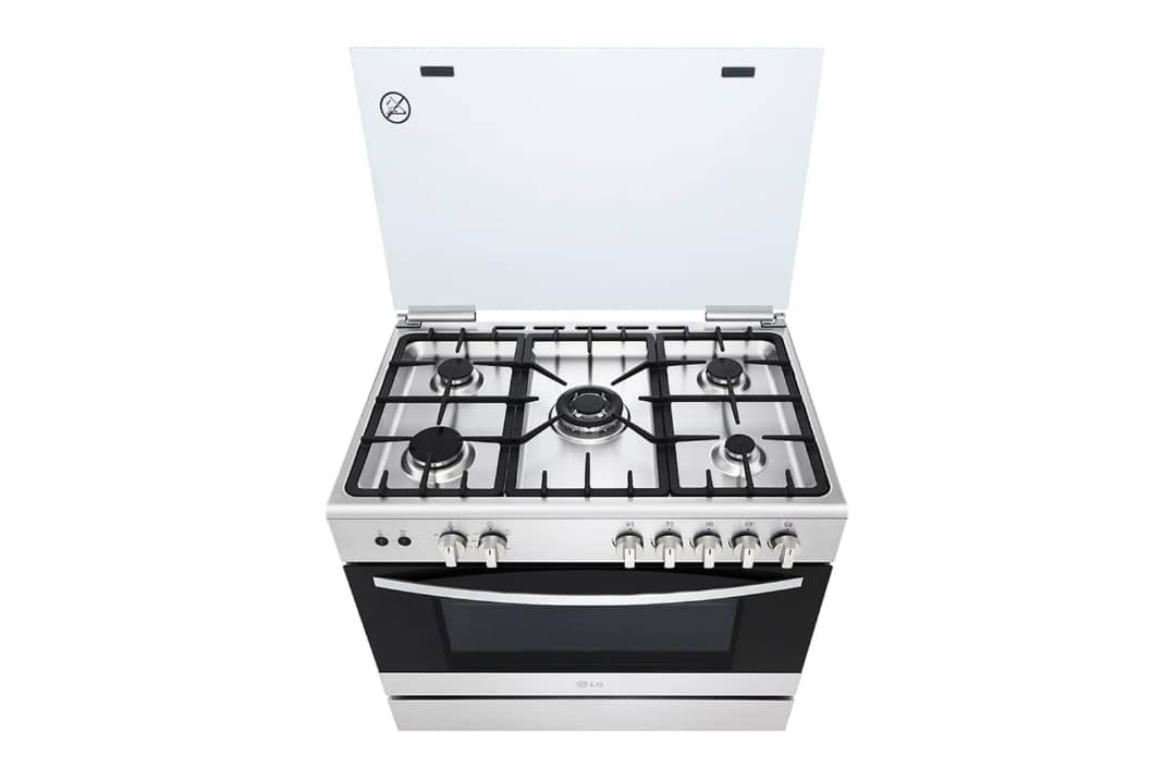 Cuisinière LG 5 feux 90x60 Gris FA415RMA
