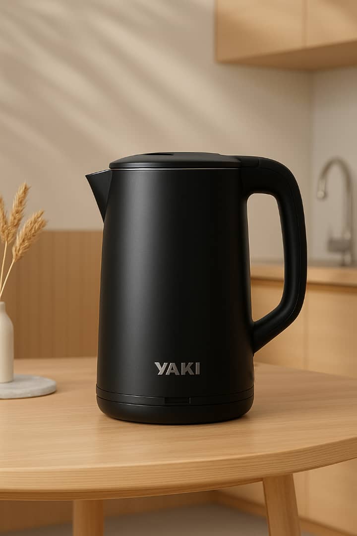 Bouilloire électrique YAKI 2,5L Noir or beige YK25P01