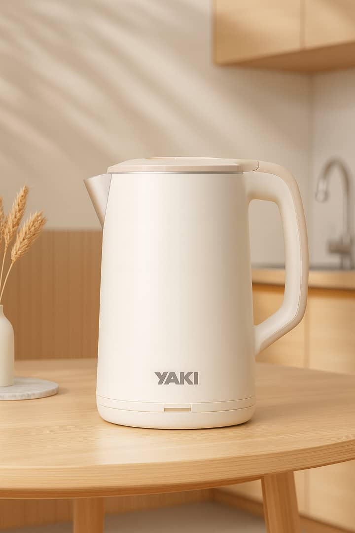 Bouilloire électrique YAKI 2,5L Noir or beige YK25P01 – Image 3