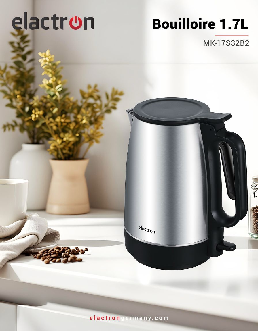Bouilloire Elactron 1,7l Inox MK17S32B2